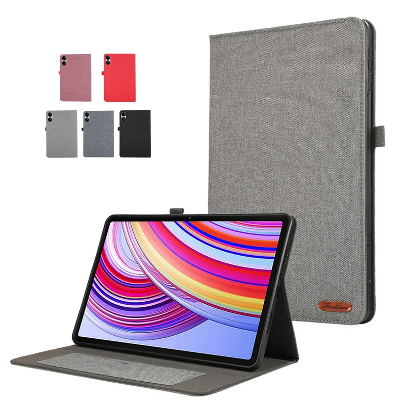 

Case For Xiaomi Redmi Pad Pro 12.1 inch Case Soft Fabric Flip Stand Tablet Shell For Funda Redmi Pad Pro Case For Poco Pad 12.1"