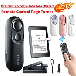 New RF Remote Control Page Turner for Kindle Paperwhite Oasis Kobo EReaders+ Smart Phone Screen Auto Clicker Remote Page Turner
