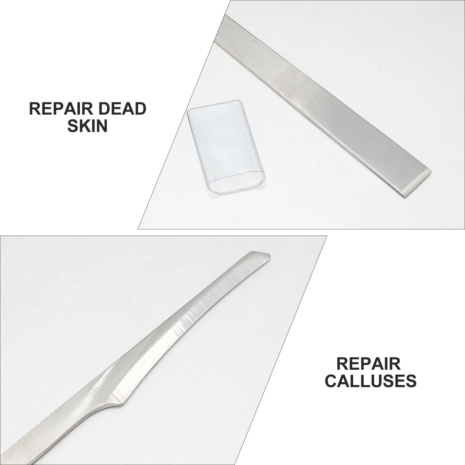 3 قطعة الصلب باديكير أدوات العناية بالأظافر أداة مجموعة لإزالة البشرة الجافة القدم العناية بالأظافر أدوات للعناية بالأظافر لوازم باديكير #1