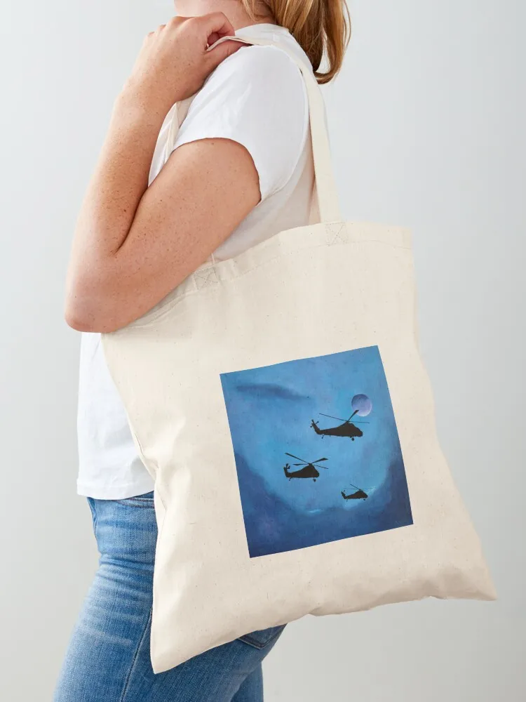 

Wessex Helicopters and blue moon Tote Bag Women's tote bags for women university men