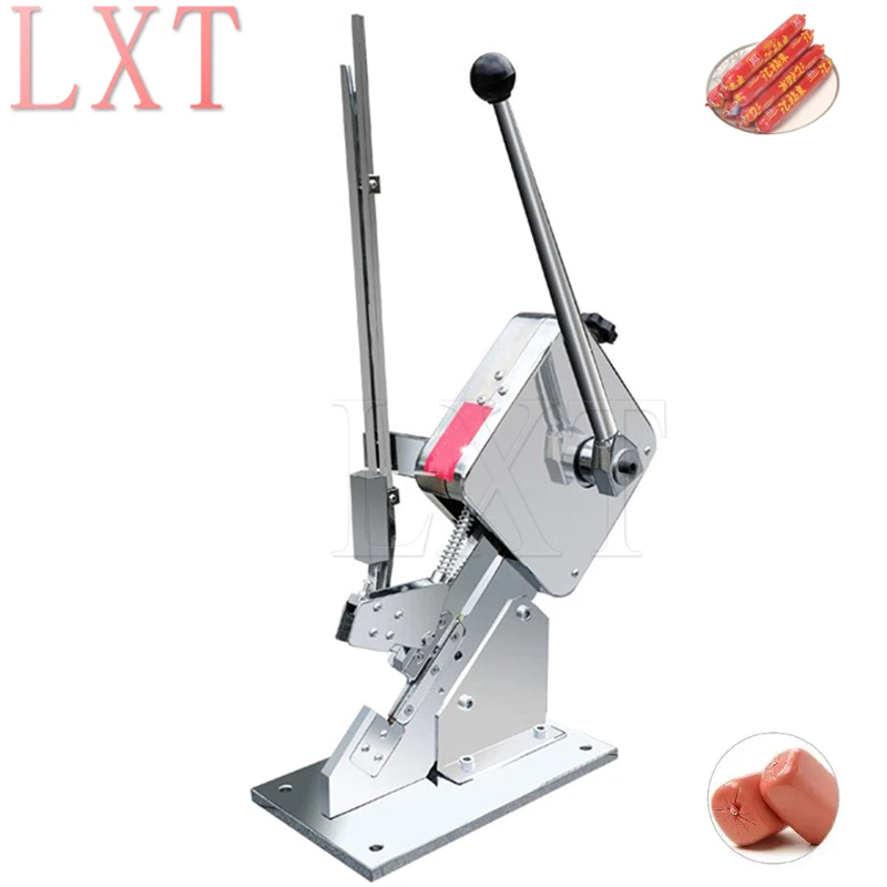 Manual Ham Sausage Tie Machine Supermarket Bag Mesh Bag Edible Mushroom Aluminum Nail Buckle Machine