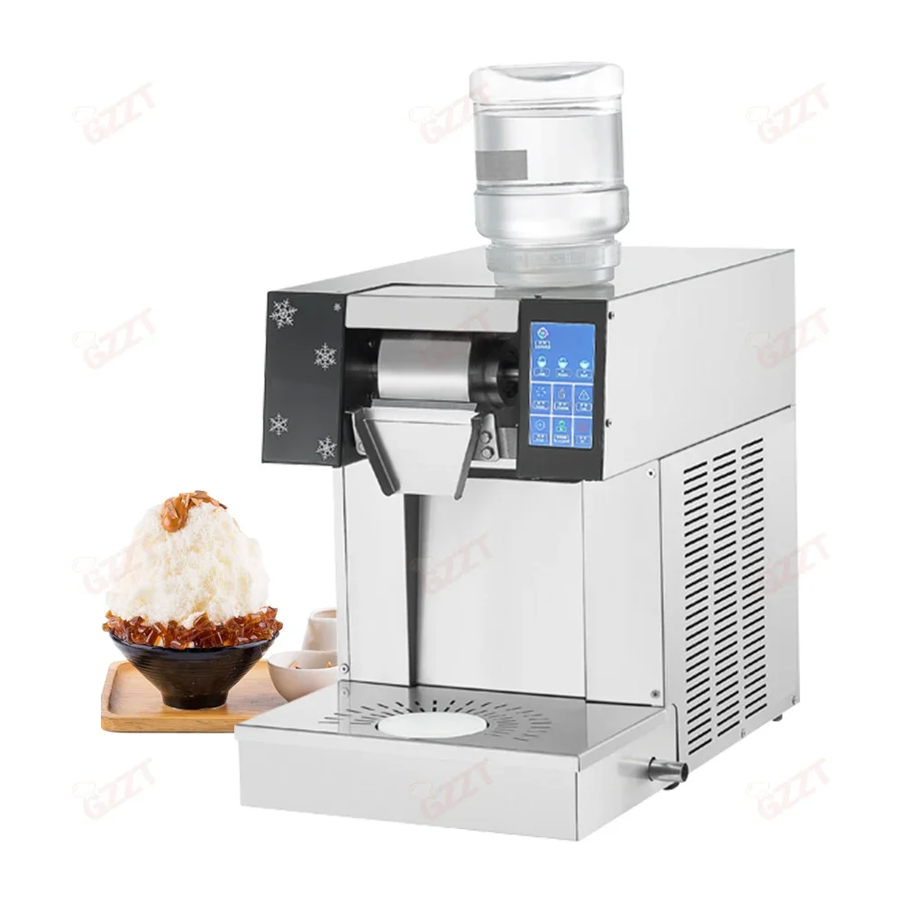 Monitoring Display 240kg 24hours Stainless Steel Snowflake Ice Maker Snow Bingsu Machine Commercial Snow Ice Bingsu Machine