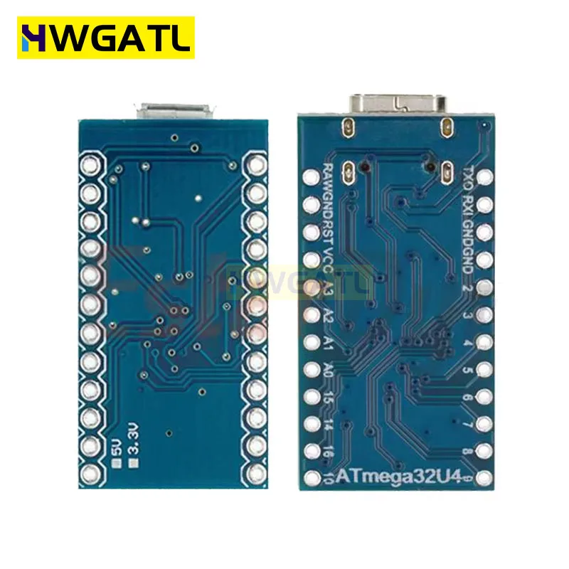 MICRO/TYPE-C USB ATMEGA32U4 Module 5V 16MHz Board For Arduino ATMEGA32U4-AU/MU Controller Pro-Micro Replace Pro Mini