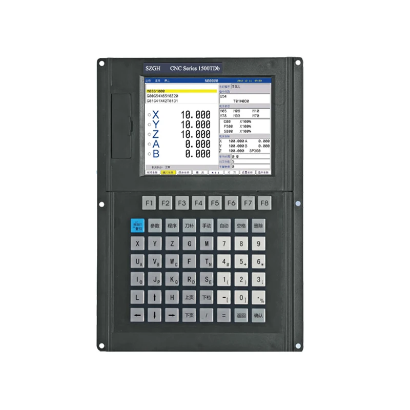 Best CNC 2 Axis Vertical CNC lathe controller with Modbus Type CNC1500TDc new interface for servo ac motor high performance.