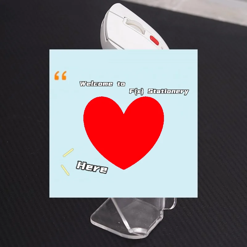 1Pcs Acrylic Mouse Storage Stand Mouse Holder Display Stand Mice Bracket Non-Slip E-sport Gaming And Office Accessory-F(x)