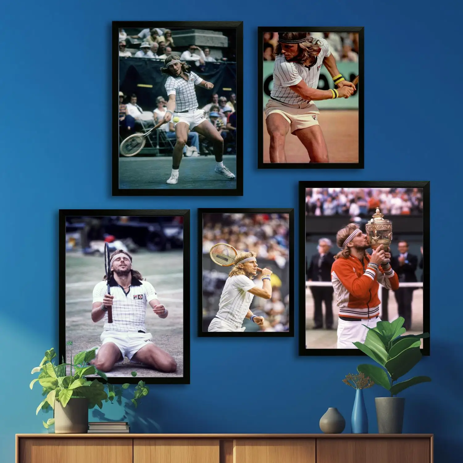 bjorn borg Canvas Art Poster and Wall Art Picture Print, Modern Family Bedroom Decor Posters,Decorative painting