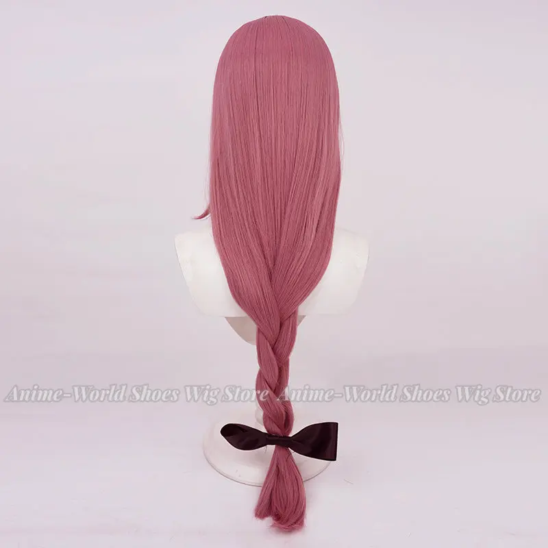 Hoge kwaliteit Hiroi Kikuri Cosplay Pruik Anime Bocchi The Rock! 65 cm lange vlecht roze roze hittebestendige dames rockpruiken + pruikkap