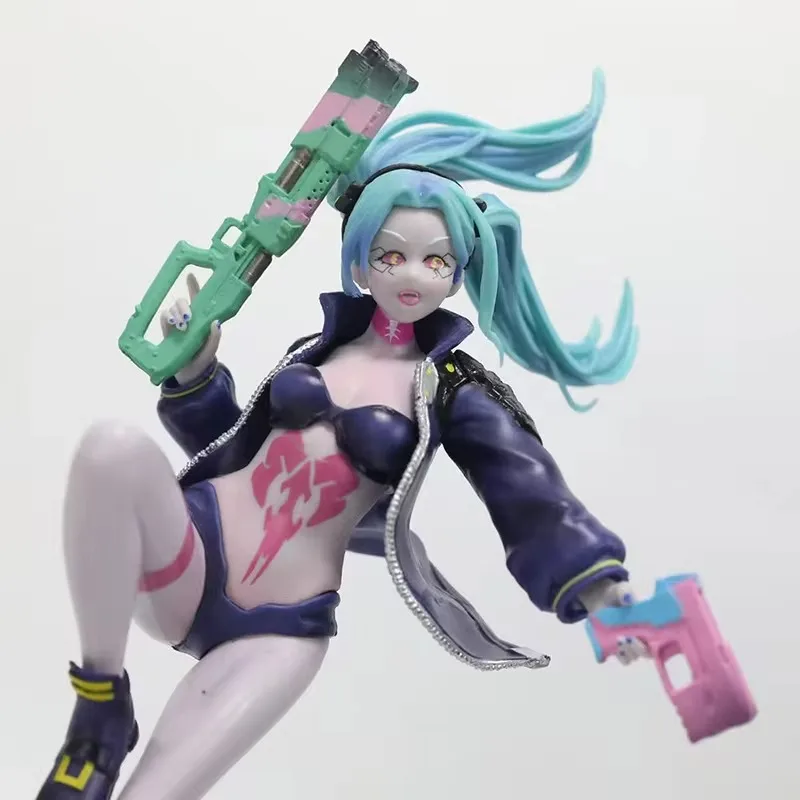 

23CM Anime Game Cyberpunk: Edgerunners Rebecca Figure Standing Anime Model Toy Gift Lucy Collection David Martinez Aciton Figure