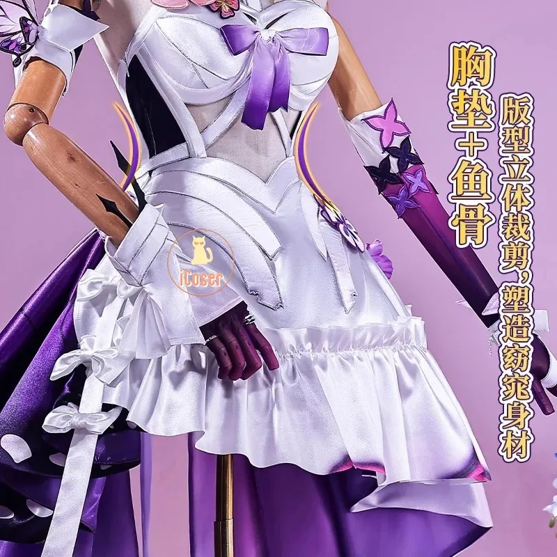 25COSHonkai ستار السكك الحديدية كاستوريس تأثيري حلي شعر مستعار فستان أقراط أغطية الرأس حفلة الهالوين للنساء الفتيات كرنفال لعبة كوس Pr