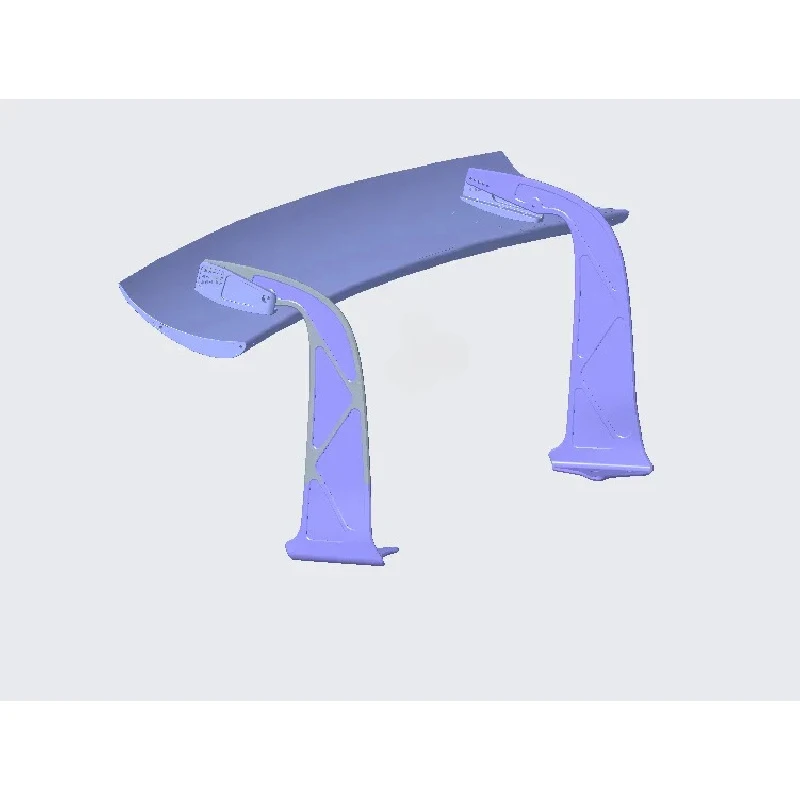 Dry Carbon Fiber High Downforce Swan Neck Racing Rear Wing For 911 991.1 991.2 Carrera