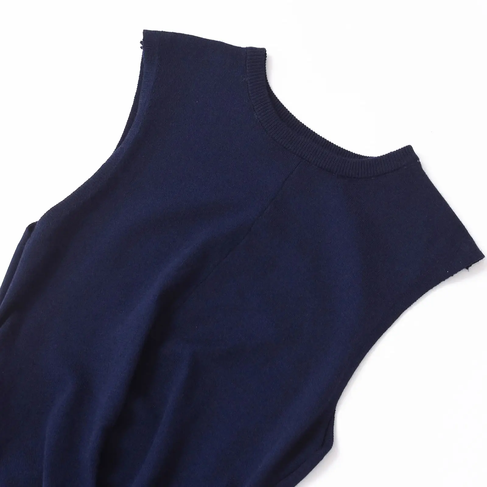 Vestido largo elegante con temperamento plisado mezclado para mujer, vestido de fiesta de noche sin mangas negro a la moda para mujer ﻿ 2142132