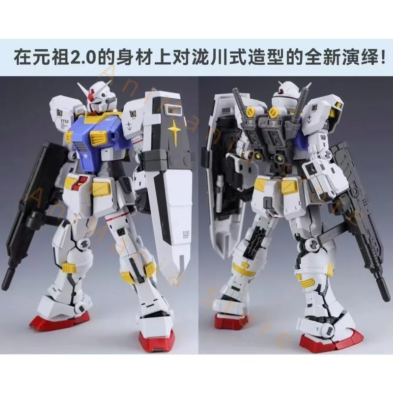 جديد 107 فريق نموذج 1/144 RG RX-78-7 7th اكسسوارات التجمع نموذج أطقم أنيمي عمل الشكل روبوت البلاستيك نموذج الهدايا اللعب