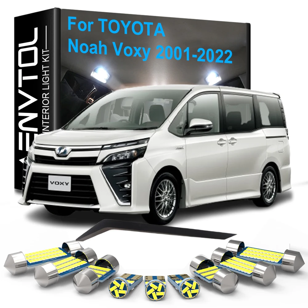 Auto LED Innenbeleuchtung Kit Canbus Für Toyota Noah Voxy 2001-2010 2011 2012 2013 2014 2015 2016 2017 2018 2019 2020 2021 2022