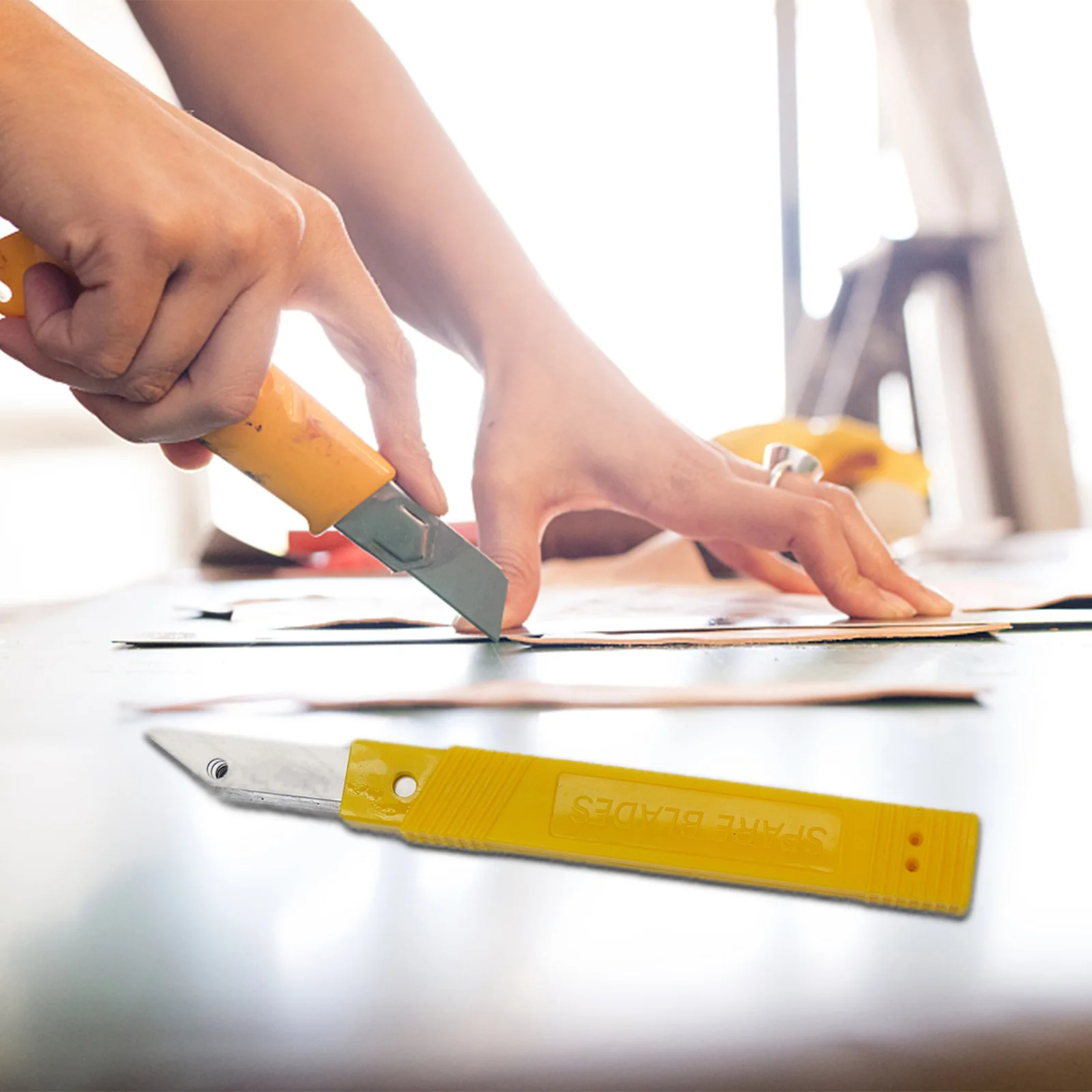 一般的なアートブレードの交換、30度のブレード、アートカッター、彫刻、カッティングペーパー、シャープ、トリミング、10個