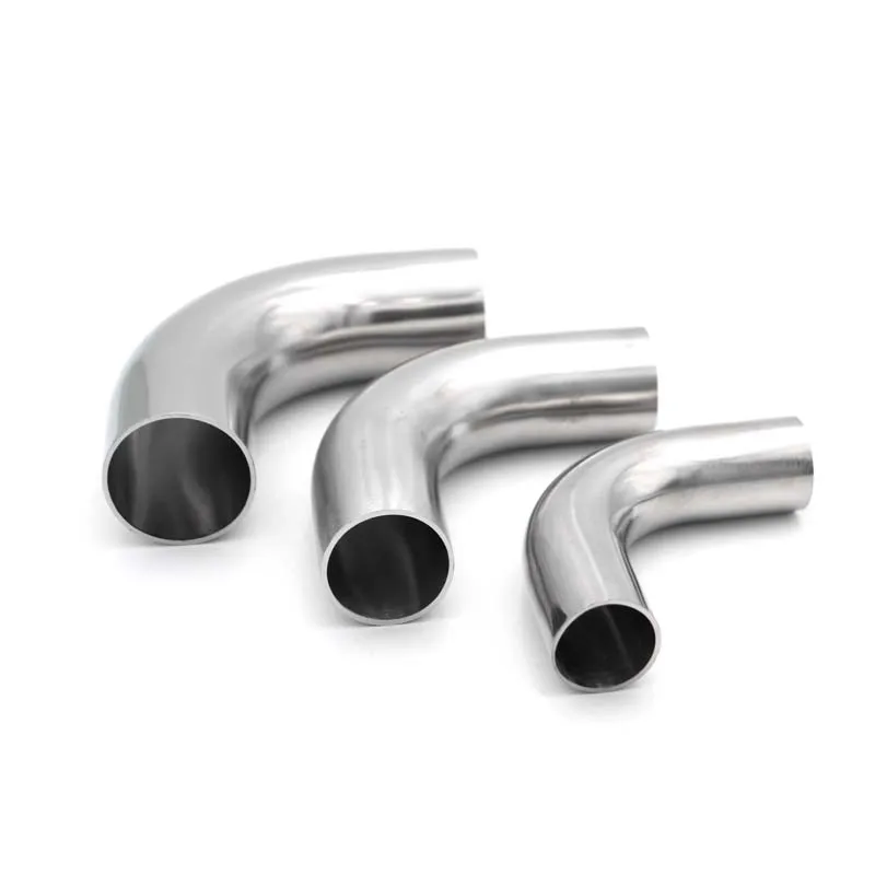 19/25/32/38/45/51/57/63/76/89/102mm 304/316 Stainless Sanitary OD Elbow90 Degree Elbow Long Pipe Fittings Polishing Food Grade