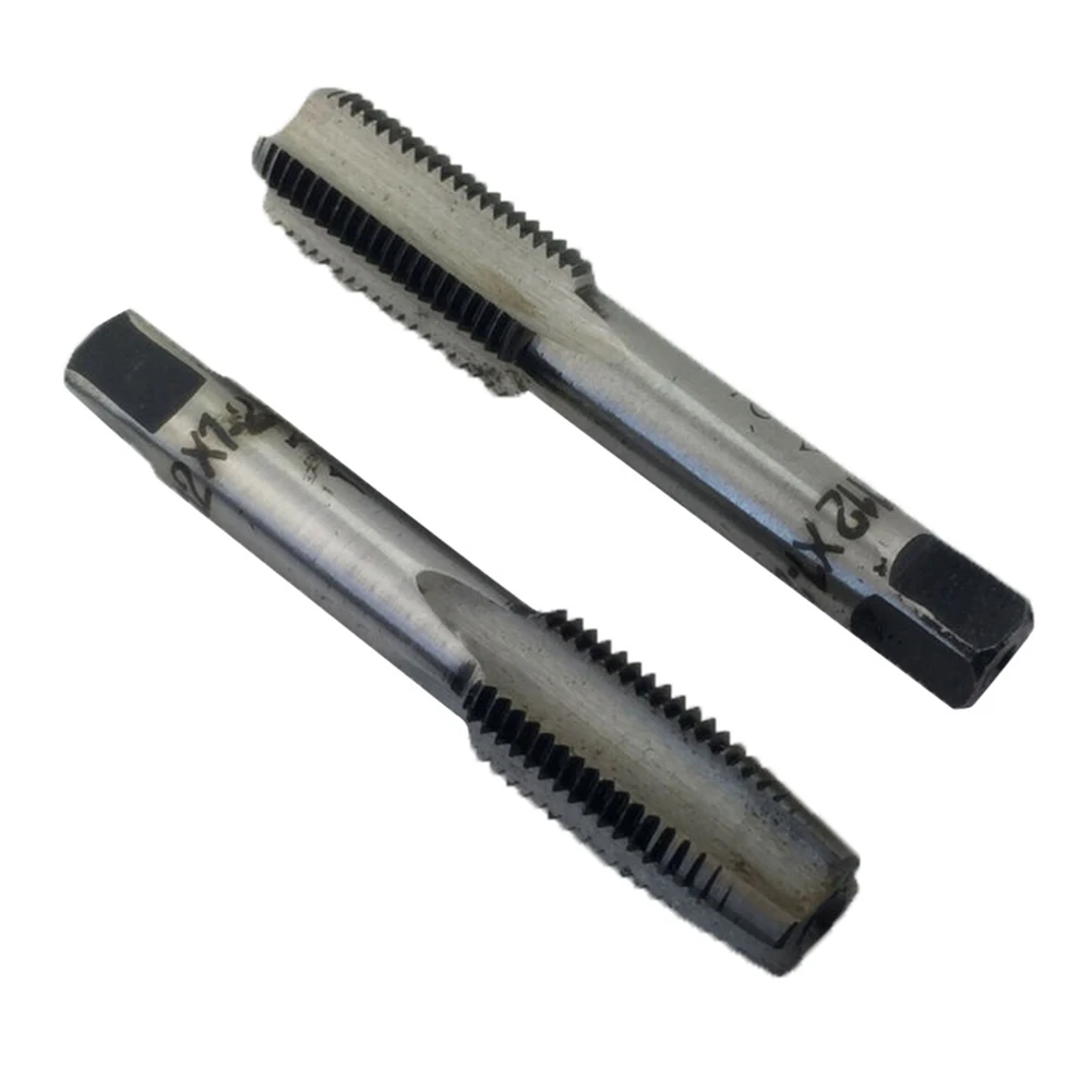 Metallic Materials Metric Taper Tap 12mm X 1.25 2pcs Hand Thread Metric Taper Right Length 69mm Provides Tools