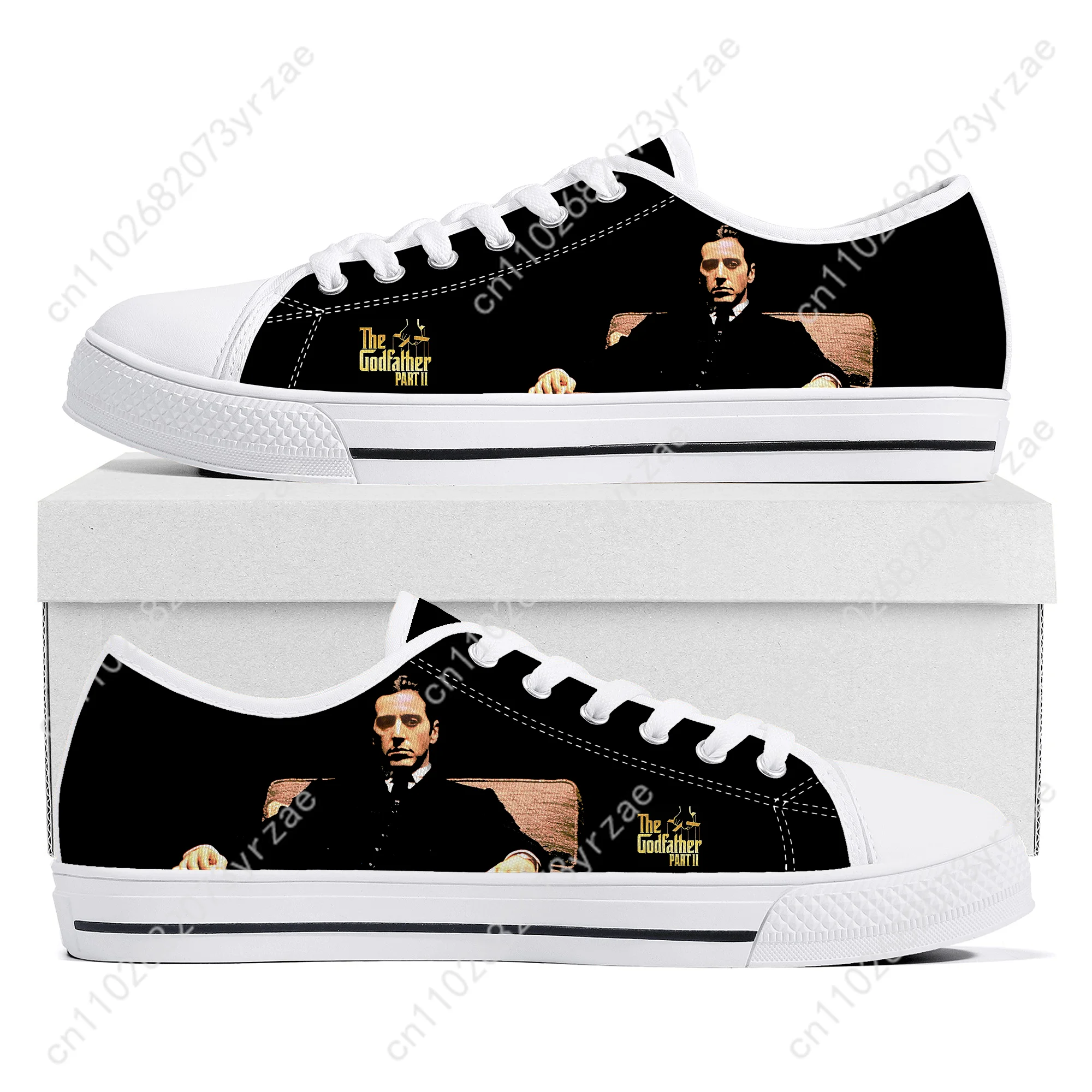 The Godfather Part II Low Top High Quality Sneakers Men Women Teenager Canvas Sneaker Casual Shoes Fashion Patterns Custom Shoes