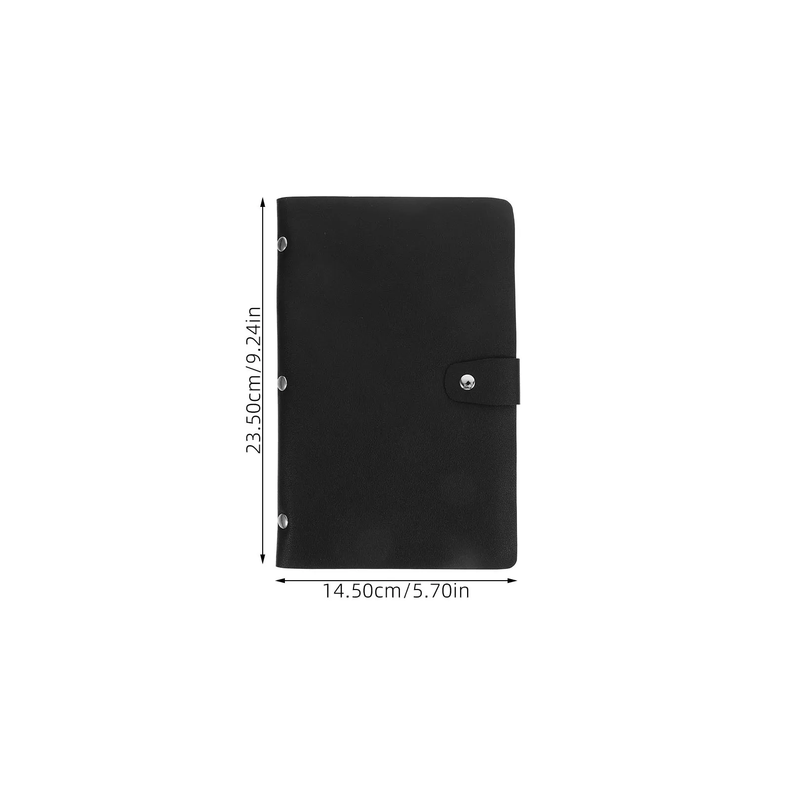 Invoice Storage Book Pu Waterproof Portable Bill Album For Office Business File Organizer Thick Document Holder Multi-Function