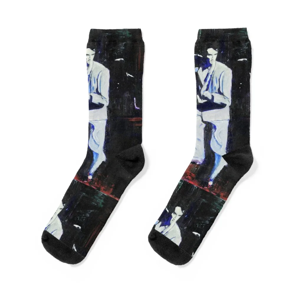 

Portrait of David Byrne, Talking Heads - Stop Making Sense! Socks man sports stockings Christmas anti-slip Socks Man Women's