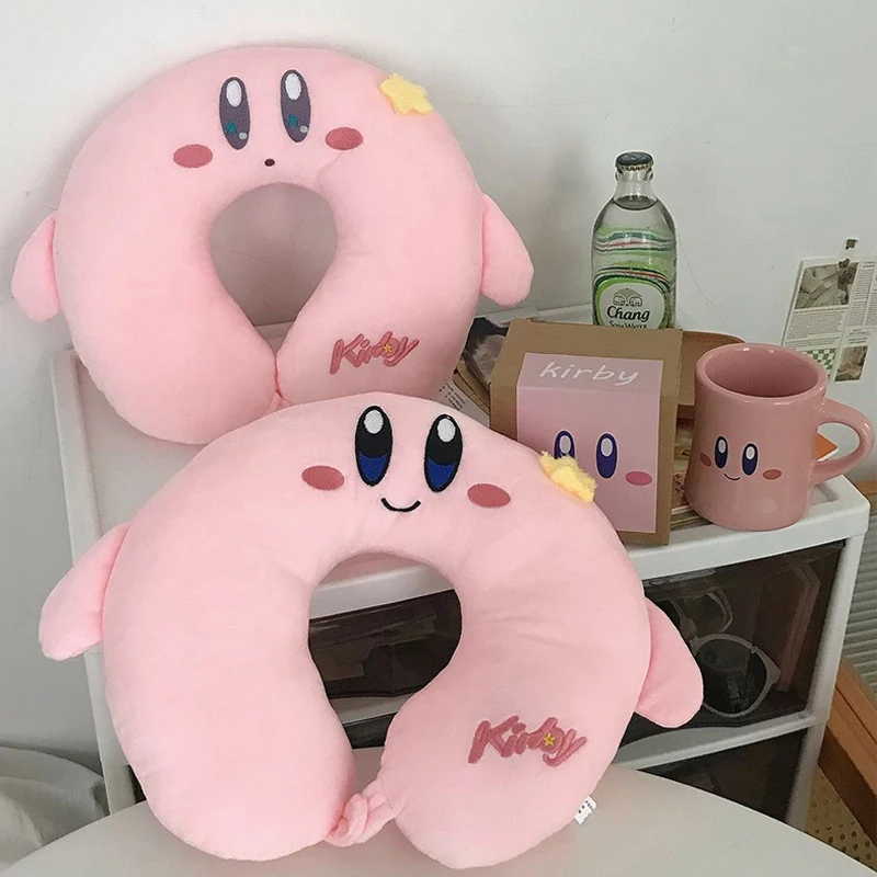 

Симпатичная U-образная подушка Ins, мультяшная звезда, Kirby, девочка, сердце, одинарная подушка для шеи, офисные работники, подушка для сна, помощь в домашнем сне