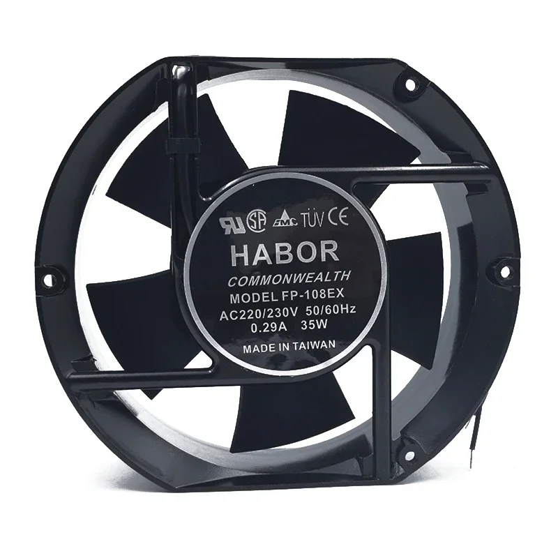 P 172*150*51MM HABOR EP-108EX 17CM AC220V/230V 0.29A 35W Inverter Cooling Fan 17251