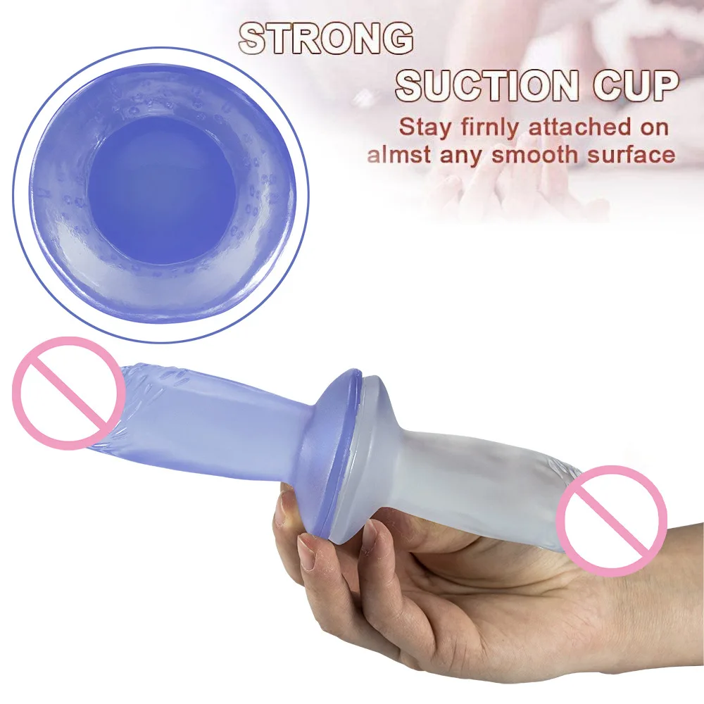 Mini Simulation Dildo Silicone False Penis small Anal Plug Butt  Adult supplies Men Women Soft Silicone Masturbator Sex Toys