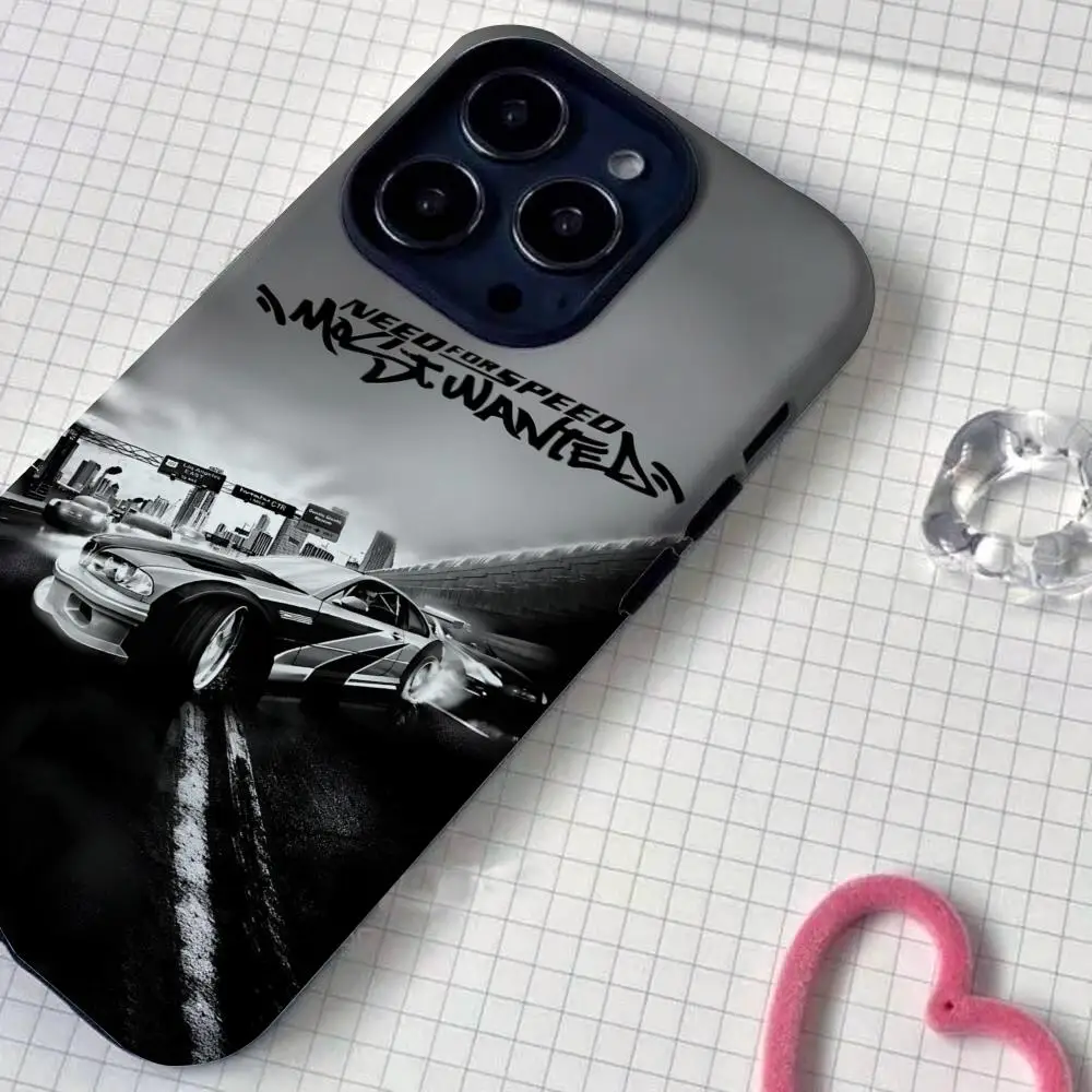 تحتاج إلى سرعة جراب هاتف آيفون 17 16 15 14 13 12 برو ماكس بلس لامع HD طبقة مزدوجة السائل الخلفي فيلم قشرة صلبة