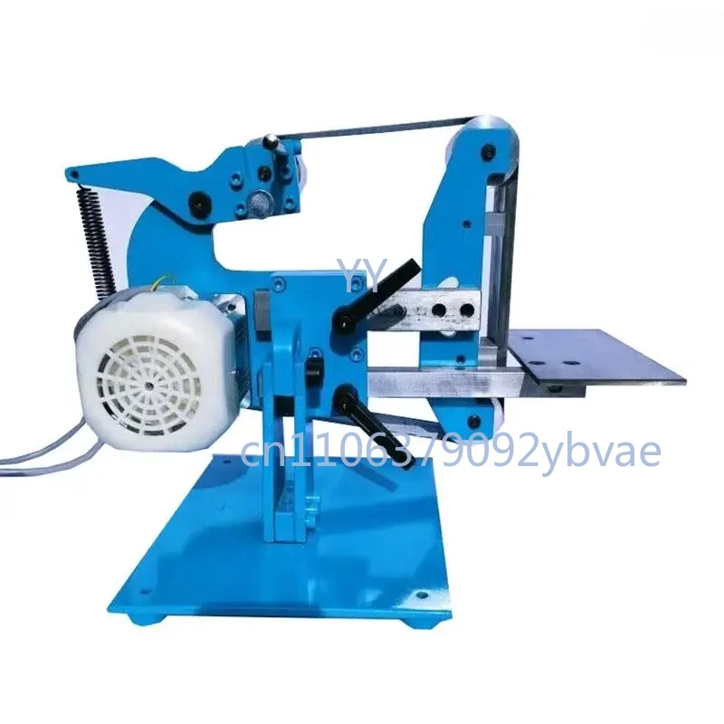 750W Electric Belt Grinder 110V - Vertical Horizontal Dual-Use Polishing Grinding Machine for Metal Wood