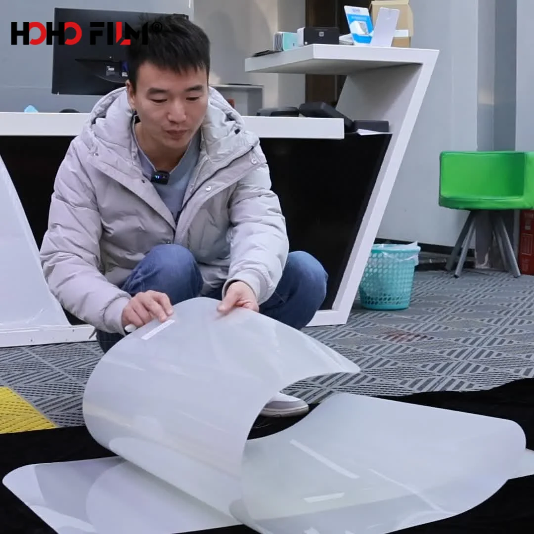 HOHOFILM Smart Roof Film 12V PDLC Smart Film Switchable Electric White Dimming Glass Electronic Film for Car Vehicles Roof