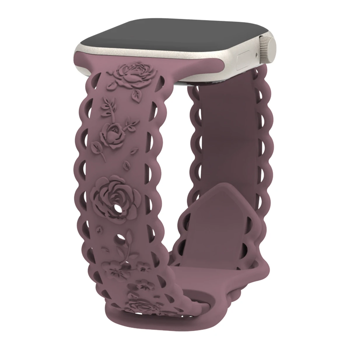 Pulseira de relógio para iWatch 42/44/45/49mm 38/40/41mm Pulseira de relógio esportivo de silicone para série de relógio Ultra2 Se 9/8/7/6/5/4/3/2/1_voghion.com