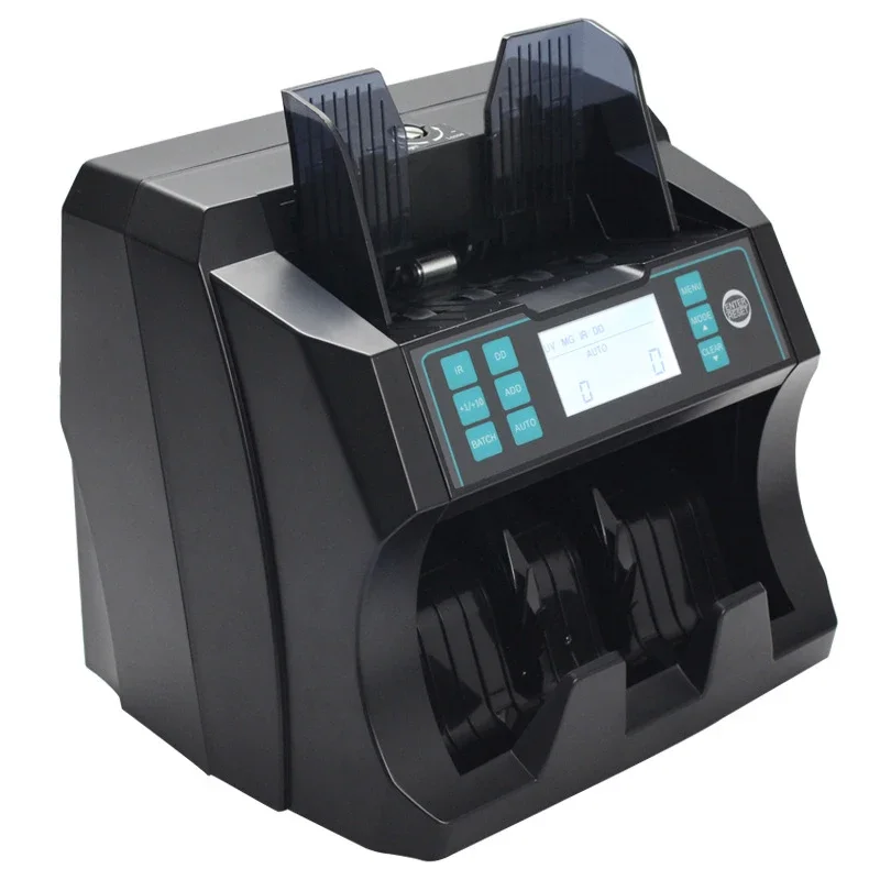 XD-680 Money Counter Machine, UV/MG/IR Counterfeit Detection, Adjustable Speed, Add/Batch/Auto/Clear/Reset Modes