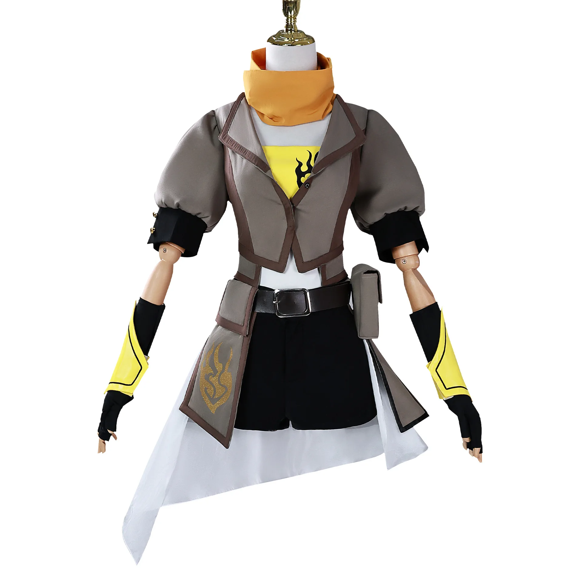 أربعة ألوان الحرب سجل الأصفر تأثيري حلي أنيمي RWBY يانغ شياو لونغ تأثيري البعد الثاني شخصية لعب الأدوار زي