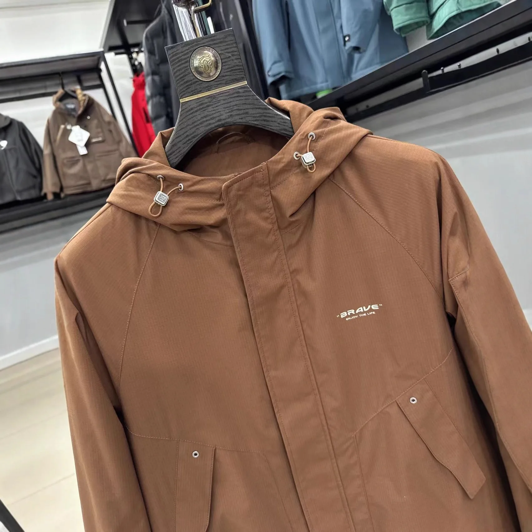 

Men's Pure Color Comfortable Casual Hoodie Jaet Brand Tagl Spring Autumn Versatile Faionable W03 H-Home