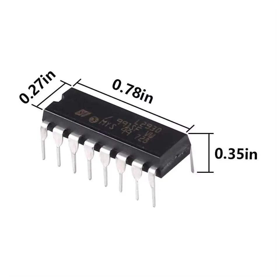 5/10PCS L293D L293 293 DIP-16 Stepper Driver Chip IC 16-pin IC Stepper Motor Drivers Controllers