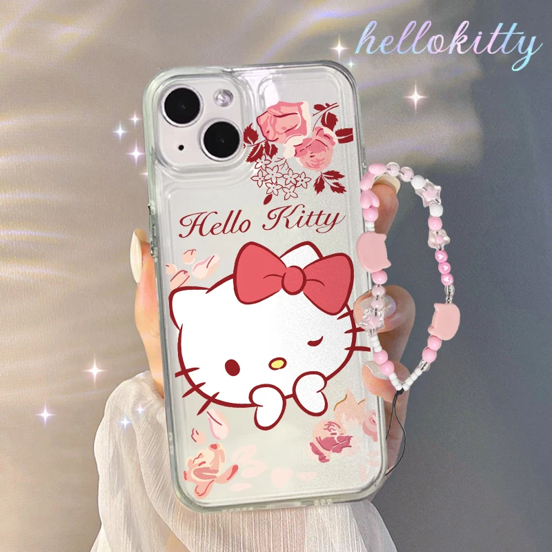 Cute Cartoon Hello Kitty Cat Case For Honor X8A X8 X7 X6A X7A 90 X7B X8B X6 50 70 X9B X9 X9A 20 Magic 5 6 4 Lite Tpu Case Cover