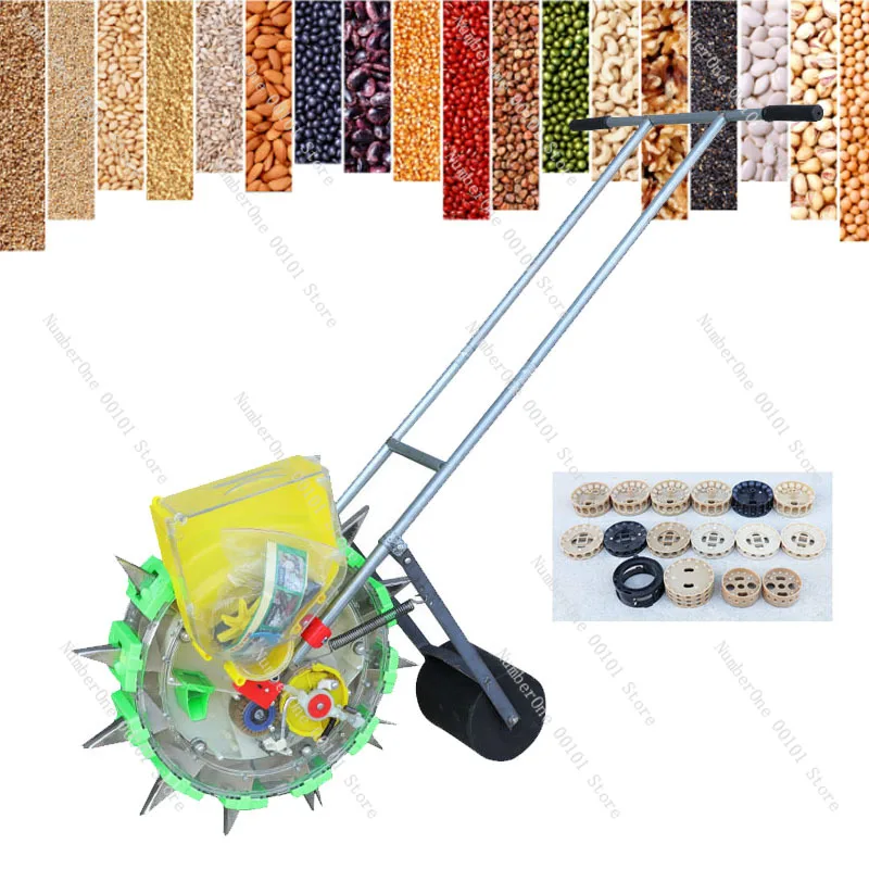 Multi-function Hand-push Seeder Machine, Radish, Corn, Cotton, Soybean Peanut Planter, Precision Machine Wheat Seeder