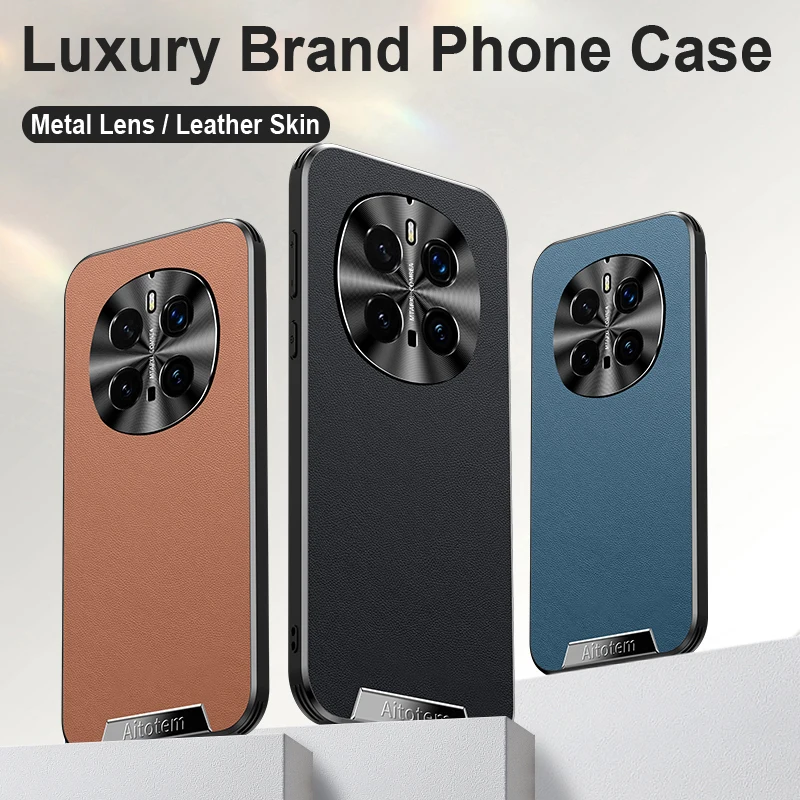 High Quality For Honor Magic7 Pro Magic 7 Case Leather Skin Brand Phone Back Case For Honor Magic 7 Pro Cover Shell Bumper Bag