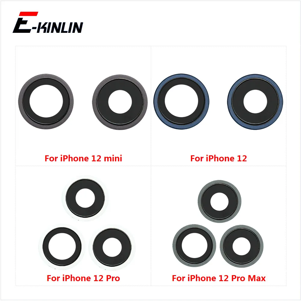 Rear Back Camera Cap Holder Lens Clip Ring Bracket Frame For iPhone 12 mini 12 Pro Max Replacement Parts