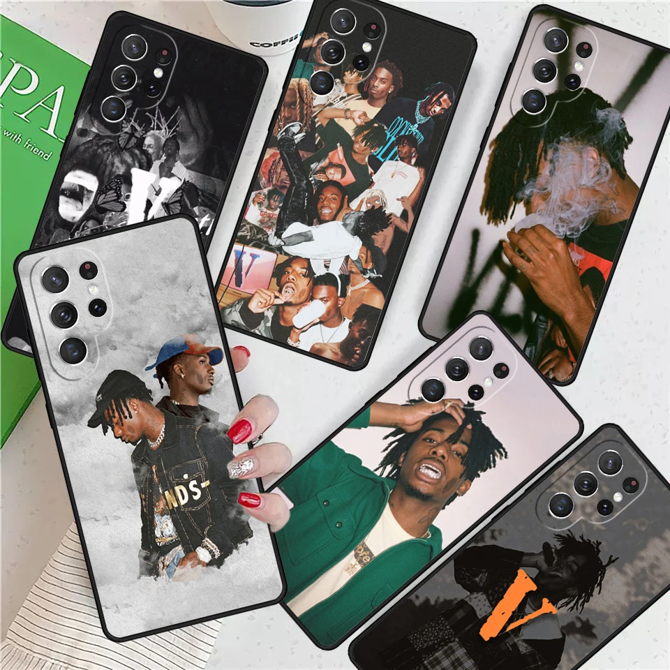 

Rapper Playboi Carti For Samsung Galaxy S24 Ultra S21 S22 S8 S9 S10 5G Note 10 20 Plus FE S23 Phone case Cover Coque