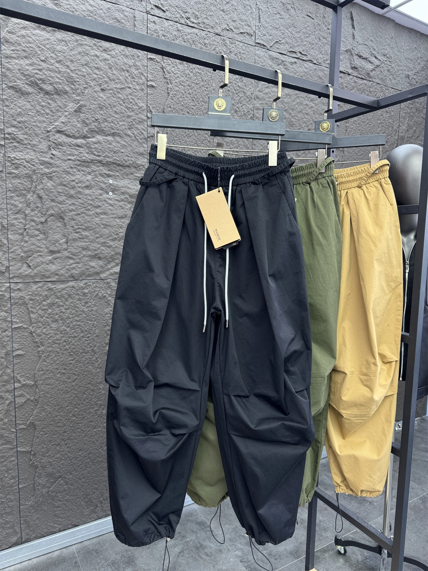 

Svip Men's Casual Straight Leg Cotton Work Trousers 00% Cotton Comfortable Spring Autumn Faion Loose Fit Knife Pants