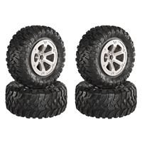 4pcs 73mm Tire Wheel Tyre for MN D90 MN98 MN99s WPL C14 C24 C24-1 C34 C54 B14 B24 B16 B36 Fayee FY002 FY003 RC Car Upgrade Parts