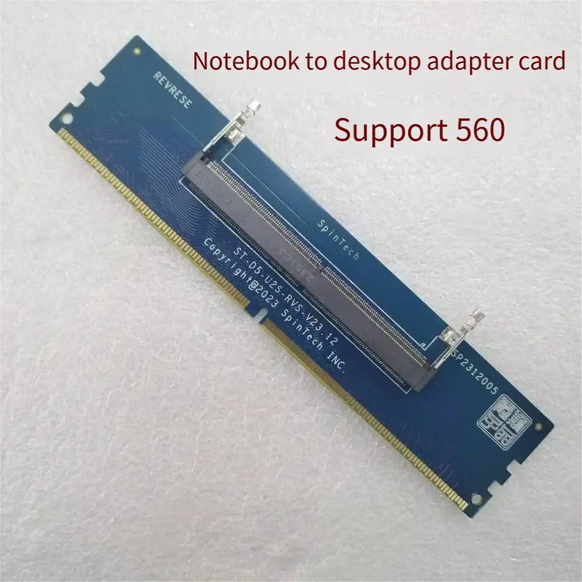 

【To&On-e】 DDR5 Laptop Memory Slot to DDR5 Desktop Adapter Card SO DDR5 to DDR5 Adapter Card