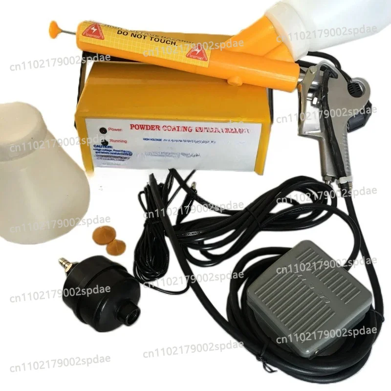 Adjustable Electrostatic Powder Spraying Machine Portable 220V Sheet Metal Spraying Equipment With Metal Housing