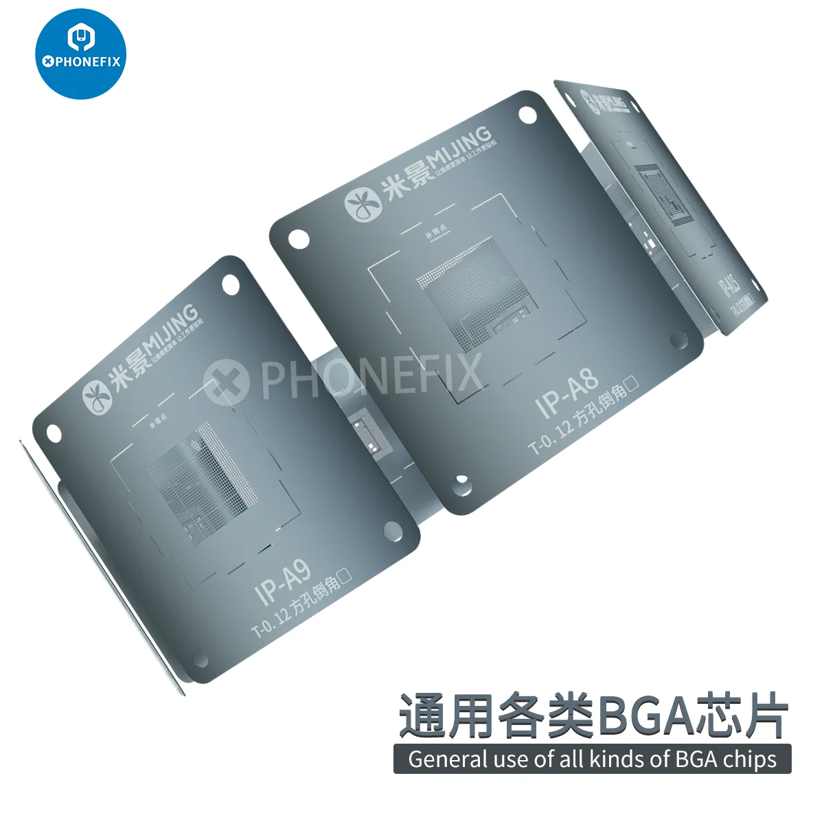 Mijing แผ่น Z21 MAX CPU สำหรับ iPhone 6-15promax Huawei Qualcomm Snapdragon Hisilicon BGA CPU reballing Stencils