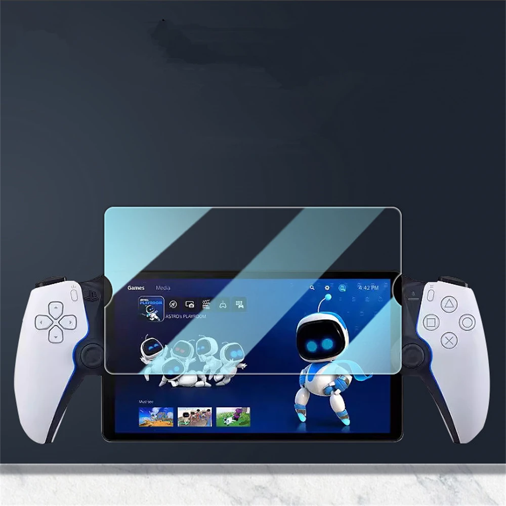 Tempered glass film suitable for Sony PlayStation Portal gaming console PS5 handheld film application