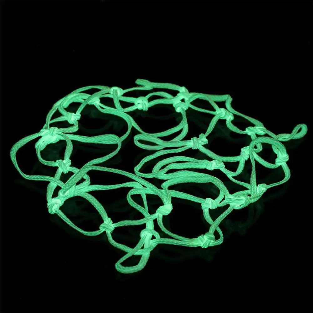 Glow in The Dark Basketball Hoop Net Luminous Basketball Net Outdoor Sports Accessories Sporting Goods Net Training for Kid new