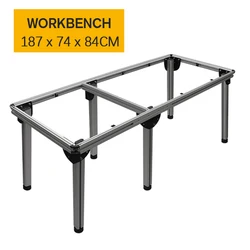 Foldable Workbench 48in 74in Working Table Woodworking Worktop for Workshop Garage Office Home