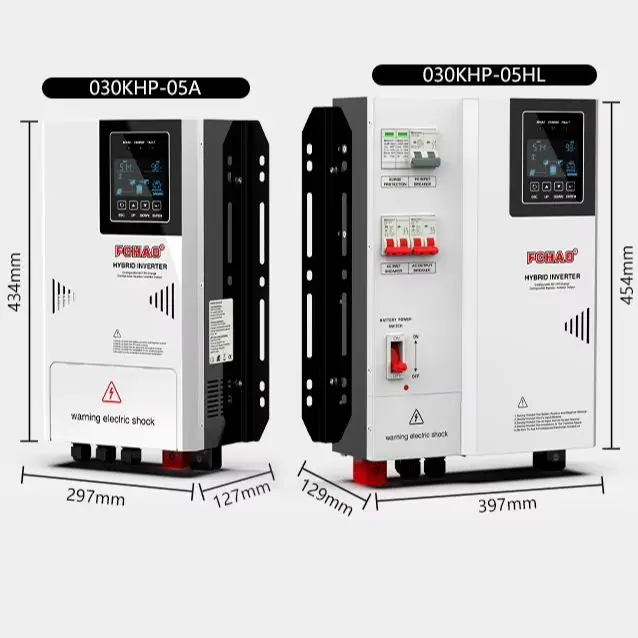 New！Fchao Solar Hybrid Inverter 3KW 4KW 5.5KW WiFi APP Monitoring 12/24/48V Off-Grid MPPT High-Efficiency Sine Wave Inverter