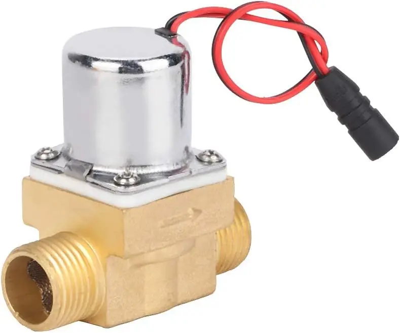 Micro Pulse Solenoid Valve Induction Sanitary Ware 1/2''  Faucet Bathroom Toilet Brass Urinal DN15 4.5V