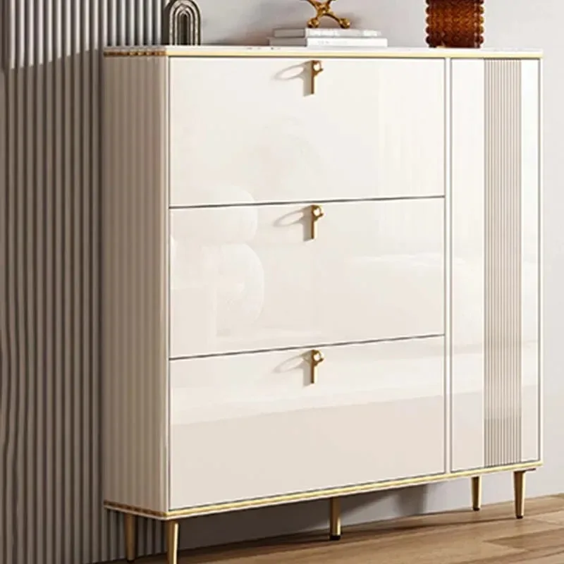

Large Size Decoration Shoe Cabinet Ultra Thin Hallway Display Storage Cheap Shoe Rack Organizer Design Sapateira Home Furniture